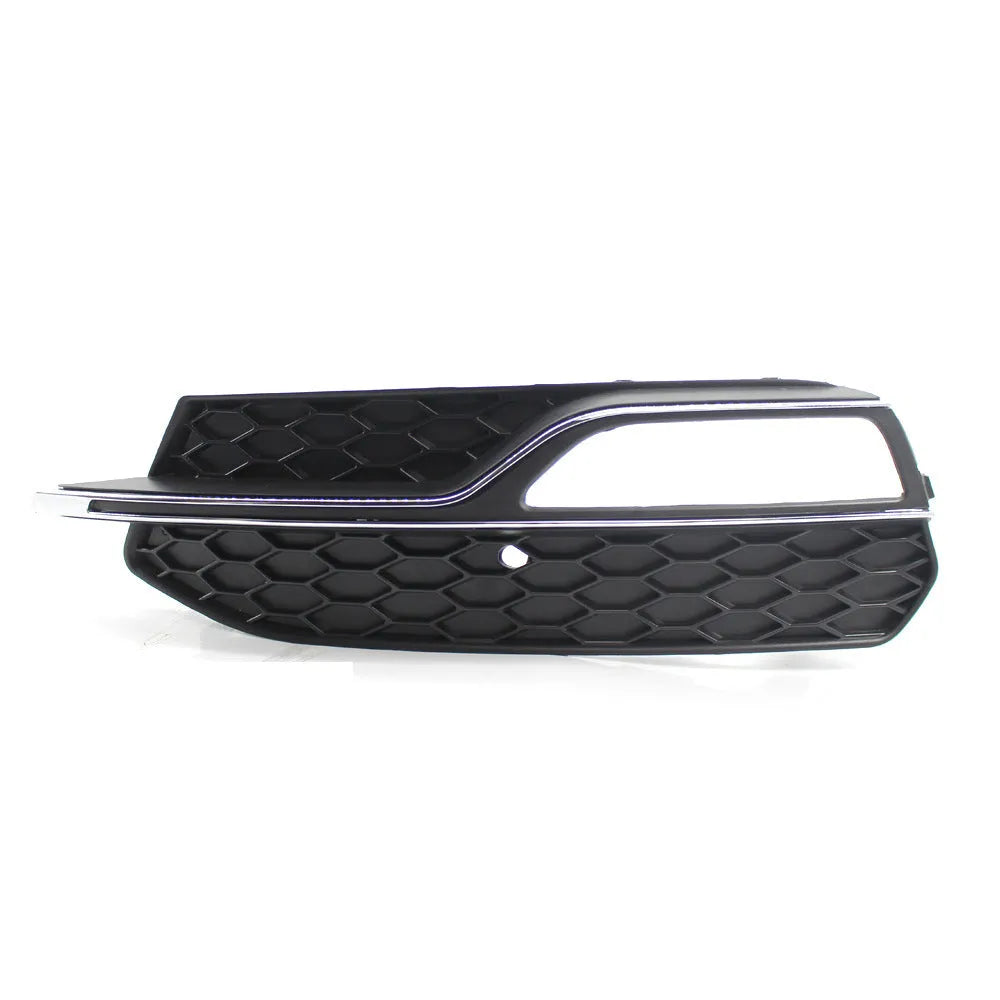 Black ABS fog lamp grille for 2013-2016 Audi A3 Sport and S3 bumper replacement