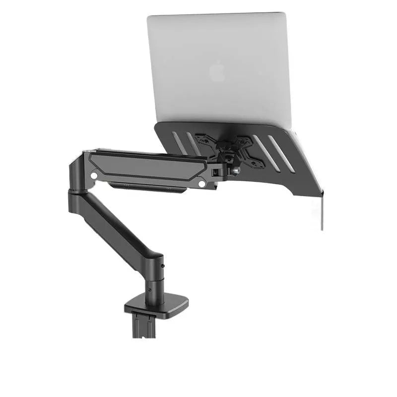 Aluminium alloy laptop cooling bracket with height adjustable arm, 440x330mm