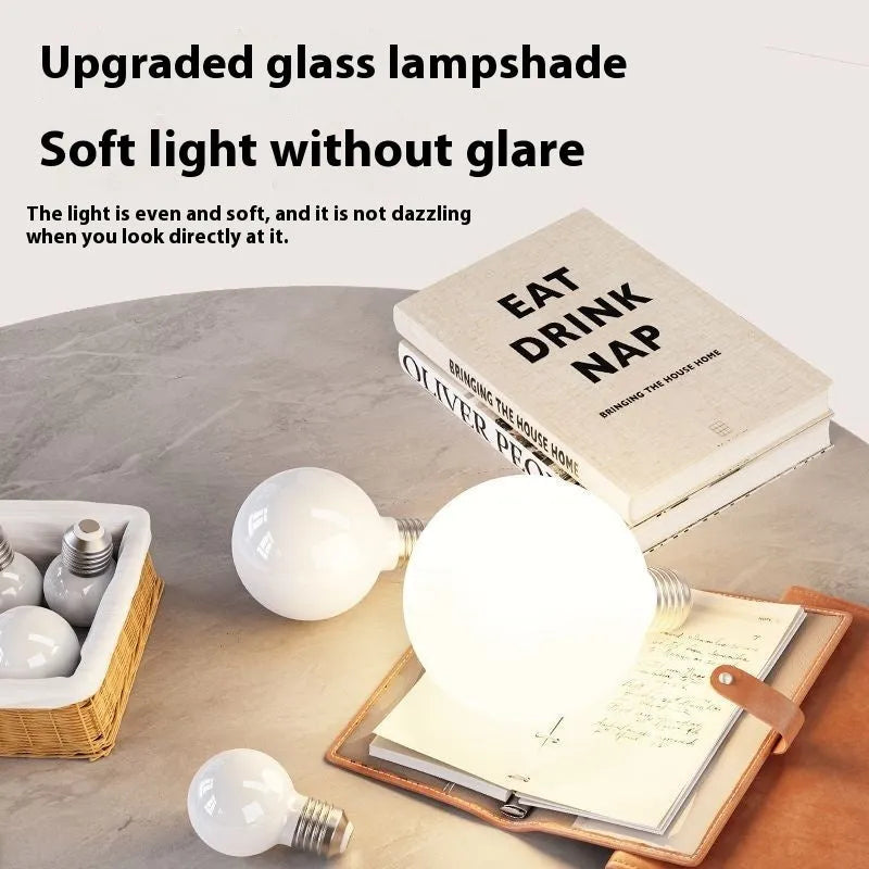 E27 LED bulb with full spectrum globe, 3W-15W tricolor variable light for bedroom eye protection