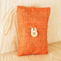 Bamboo charcoal air purifying bag 100g in beige, used for removing formaldehyde and odours in wardrobes