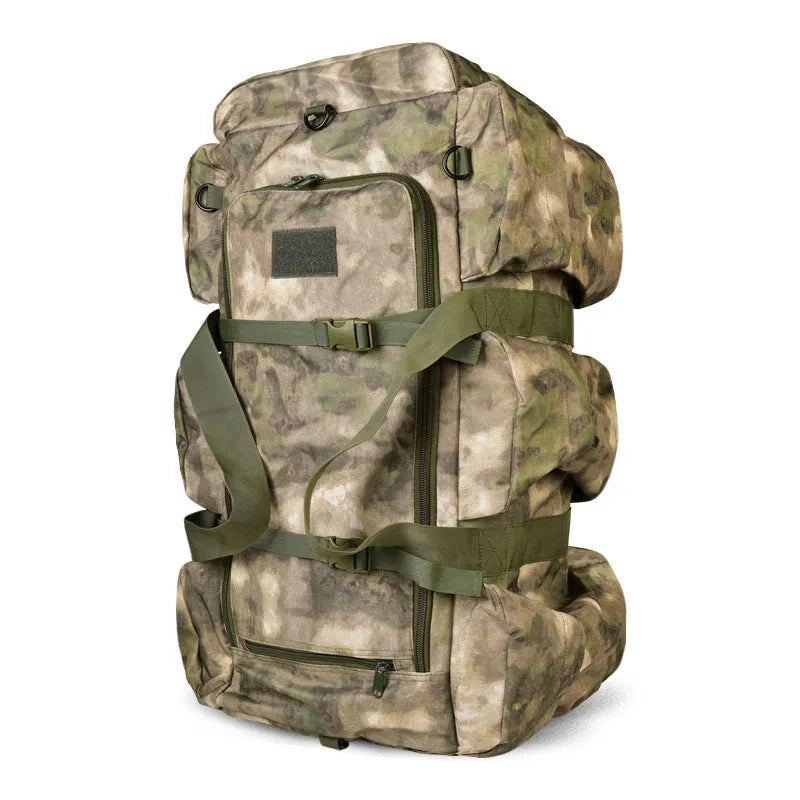 Outdoor sports multifunctional mountaineering tactical backpack in Oxford cloth camouflage pattern