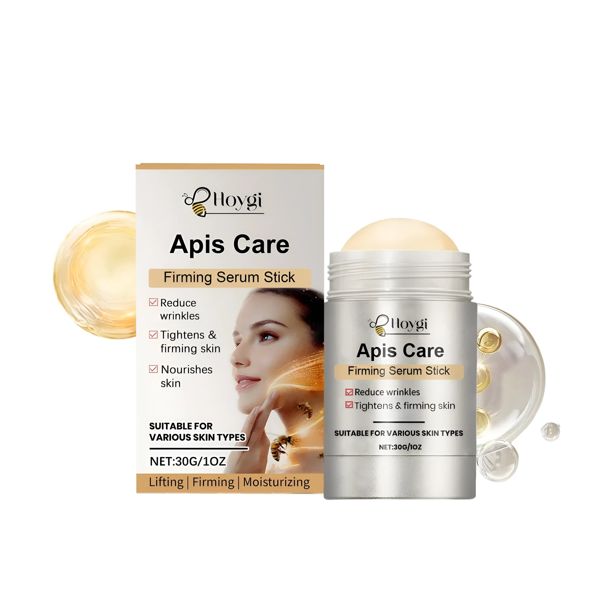 30g tightening rod skin care essence stick for targeted treatment.
