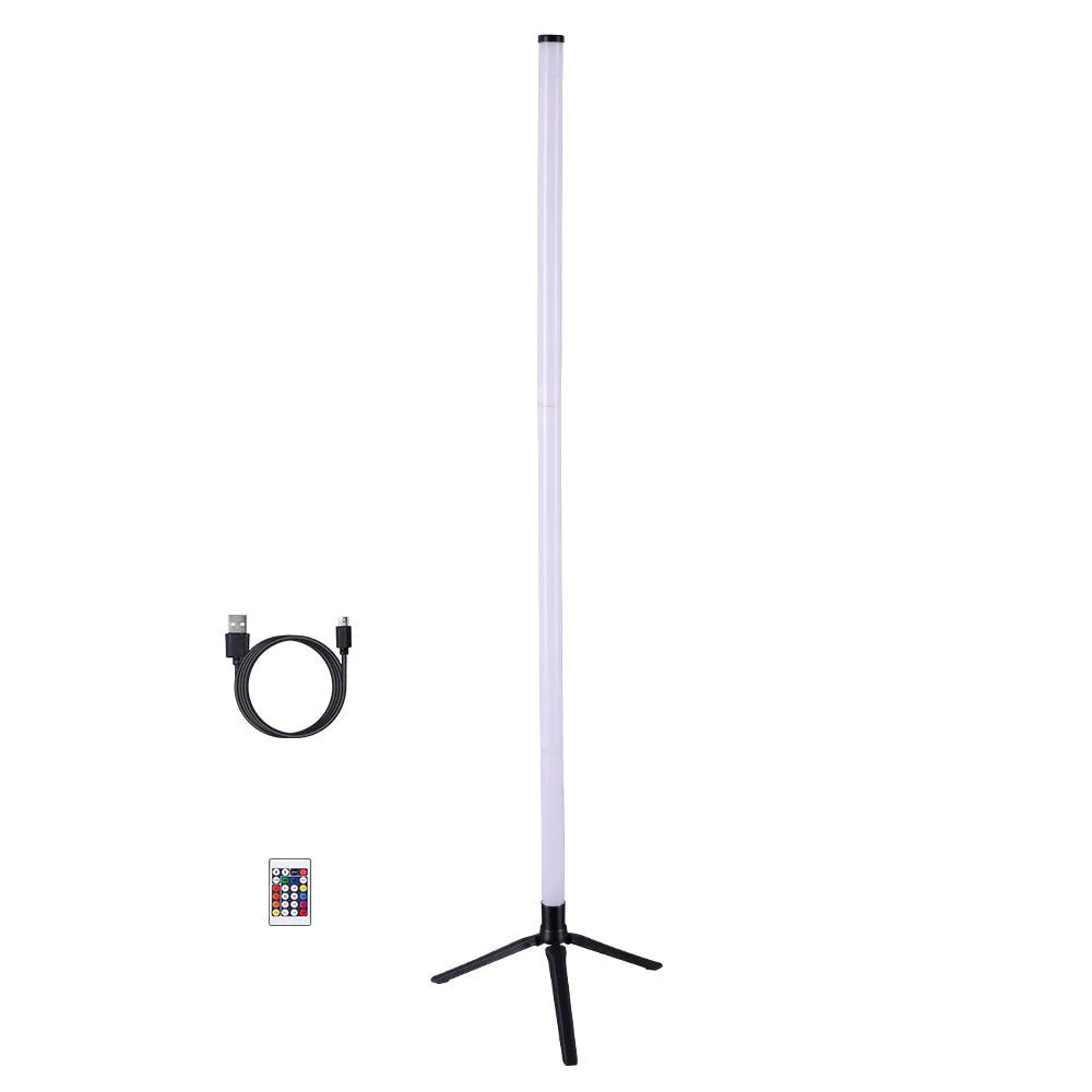 Corner ambience light with 60 RGBW LED beads, USB charging, remote and APP control, 5W
