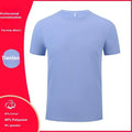 Washed cotton beaded round neck short sleeve t-shirt in a straight cut, shown in a solid colour.