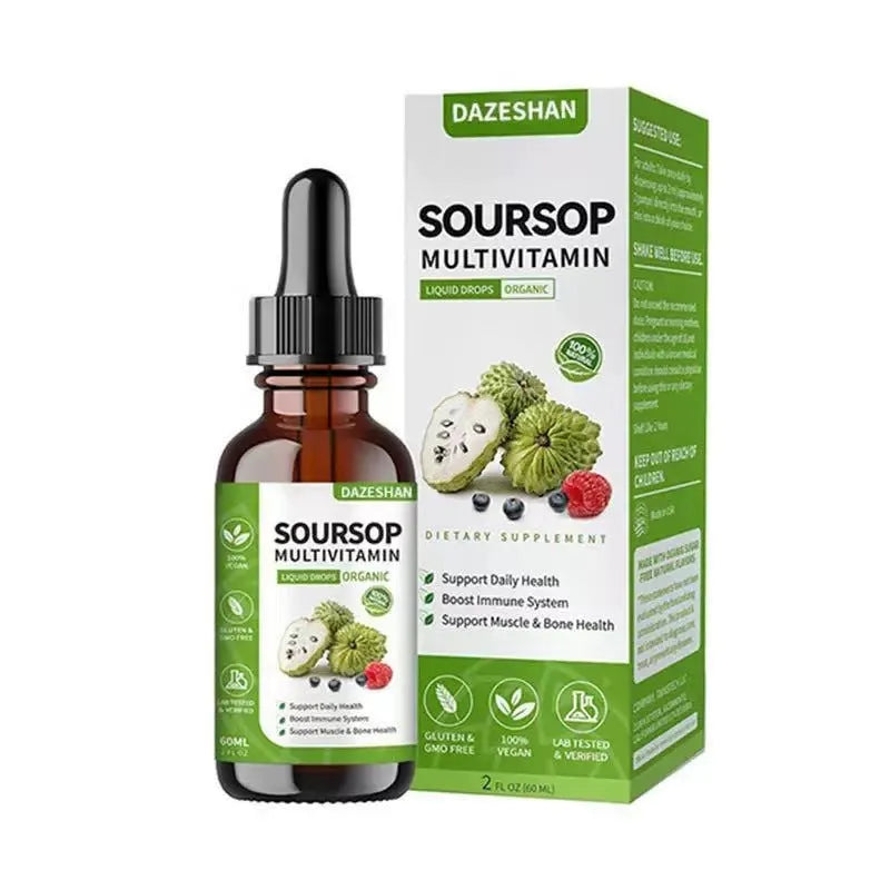 60ml bottle of natural liquid chlorophyll drops with dropper for body odor and intestinal care
