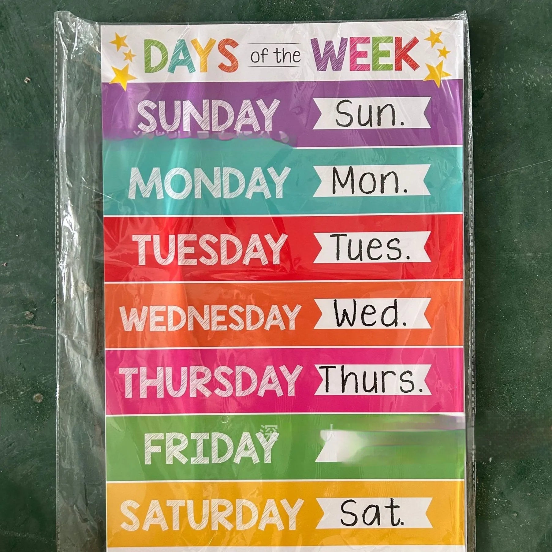 Calm corner poster set with 12 or 16 sheets in 35x25cm or 42x28cm sizes for classroom decoration