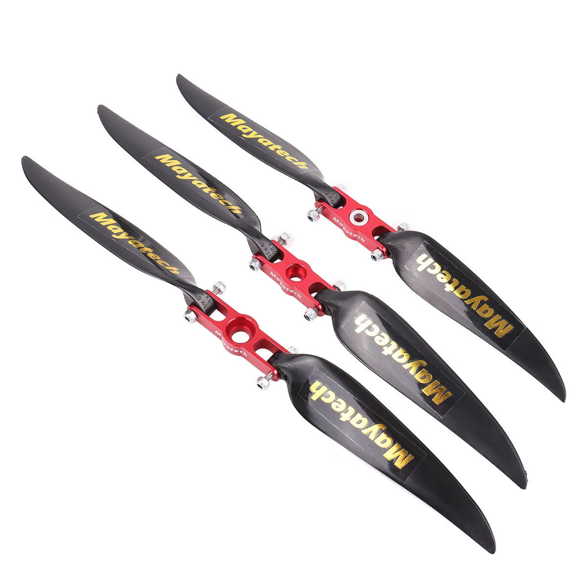 Black folding paddle with quick disassembly mechanism, measuring 12 cm by 6.5 cm.