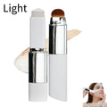 Blanc Cover Cream Stick V Foundation with a removable applicator brush in light colour packaging.