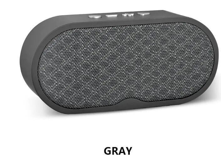 Portable Bluetooth wireless subwoofer speaker with HD microphone in grey, red, black or blue colours