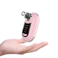 Beauty salon equipment pore vacuum electric blackhead suction device with three gear strength settings in green, pink, red, and white ABS plating shell