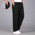 Men's casual plus size cotton overalls in khaki, straight leg, non-iron finish, sizes L to 6XL