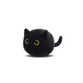 Black cat plush toy stuffed animal with soft pillow design for napping and decoration