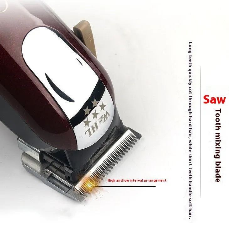 Charging hair clippers with stainless steel cutter head for adult and children's hair