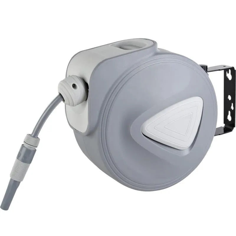 Automatic retractable hose reel with 10m PVC pipe for car wash and garden watering