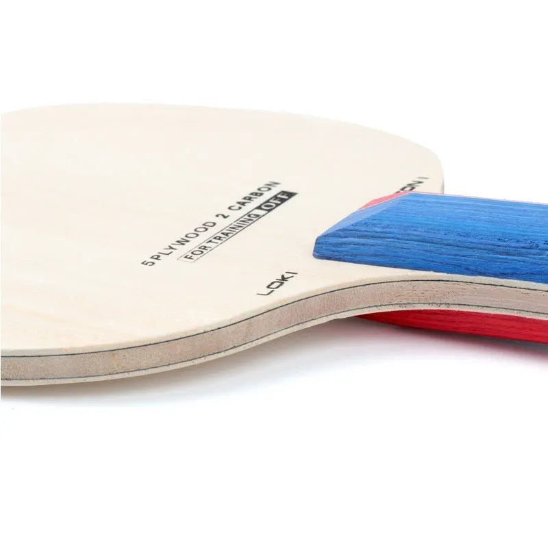 Ruilong 1 offensive carbon table tennis racket with 5 wood 2 carbon construction CS FL handle