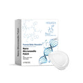 Four nano microneedle patches in a pack with herbal ingredients listed.