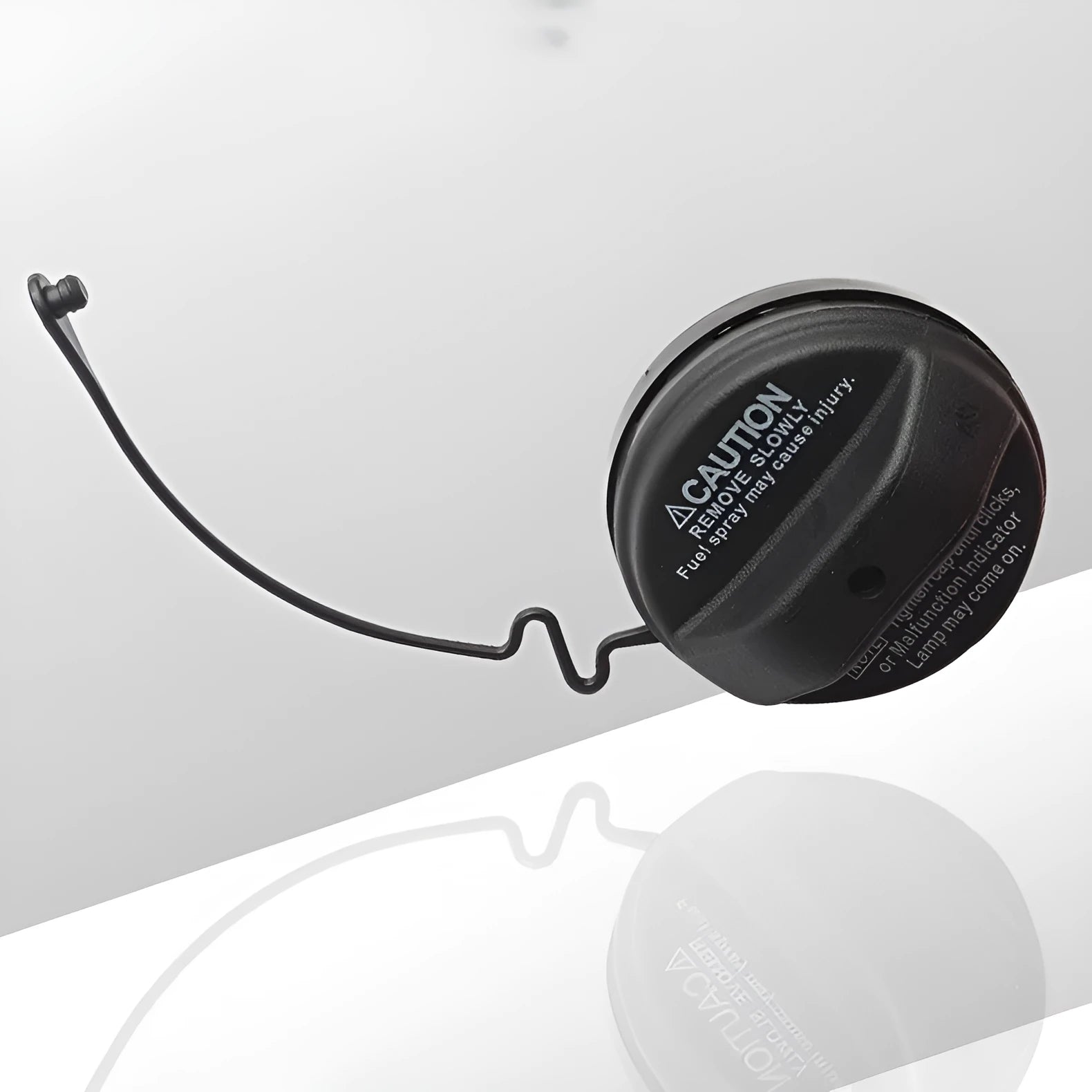 Toyota snap-type replacement fuel tank cap with plastic construction