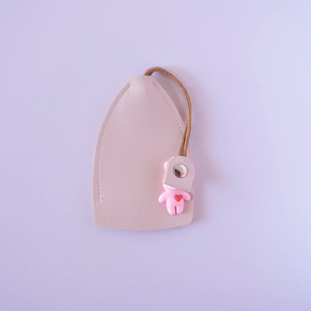 Universal large capacity PU leather car key case in one of five colour options.