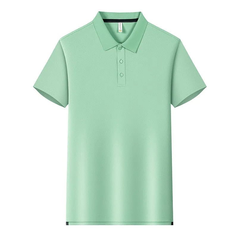 190g Tianshu cotton split solid colour polo shirt, short sleeve, polyester fibre, regular fit, sizes S to 4XL, 11 colours