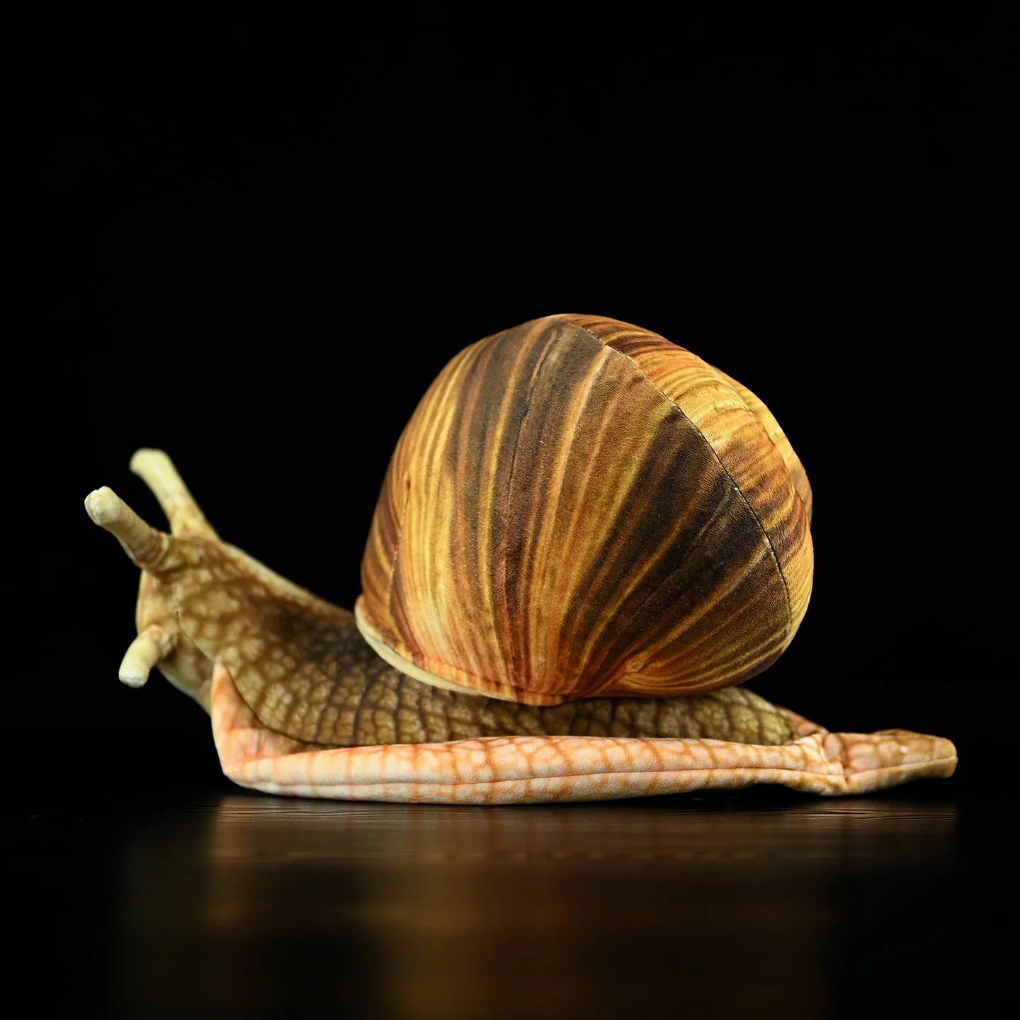 Simulation snail doll plush toy 32cm long from mouth to tail soft plush PP cotton filling unisex