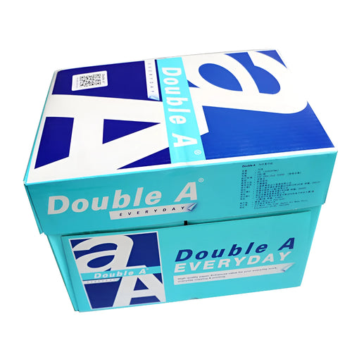 Pack of A4 copy paper 70g white 500 sheets with blue and pink colour options