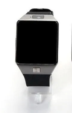 White smart watch with Bluetooth call function showing its 1.44-inch touch screen on a wrist.