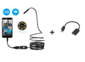 OWSOO USB endoscope camera with 7mm lens, 5 metre cable, and magnetic tip attachment for inspection work