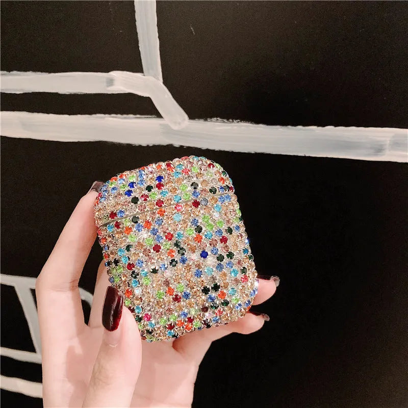 Multicolour TPU protective sleeve for Apple AirPods, back cover view