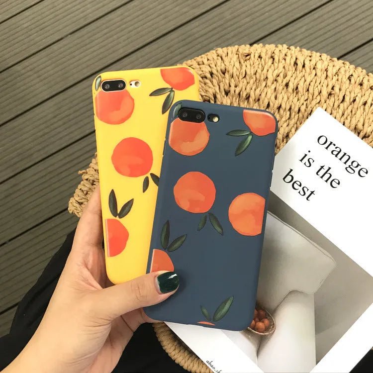 Blue TPU matte soft-shell phone case for iPhone on a white background.