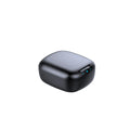 S32 TWS Bluetooth 5.0 earbuds in black with white charging case