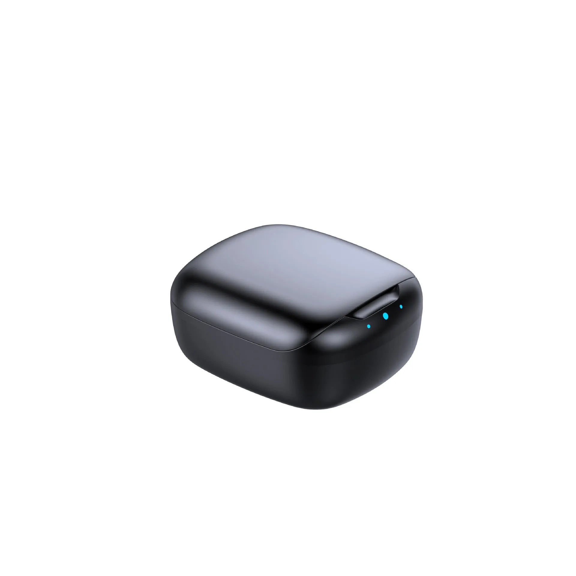 S32 TWS Bluetooth 5.0 earbuds in black with white charging case