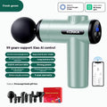 Konka V19 professional electric mini massage gun in grey colour with multiple massage heads