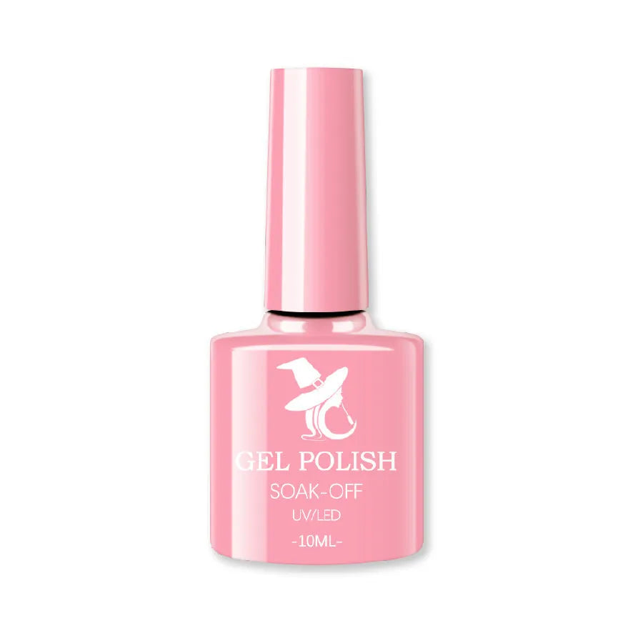 48 colour UV phototherapy plastic gel nail polish set with 7ml bottles in various finishes including glitter and nude shades