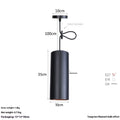 Retro industrial cage chandelier with matte black iron finish, shown in short and long pendant versions.