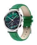 Zinc alloy smart bracelet jewellery watch with 1.28-inch screen on adjustable strap