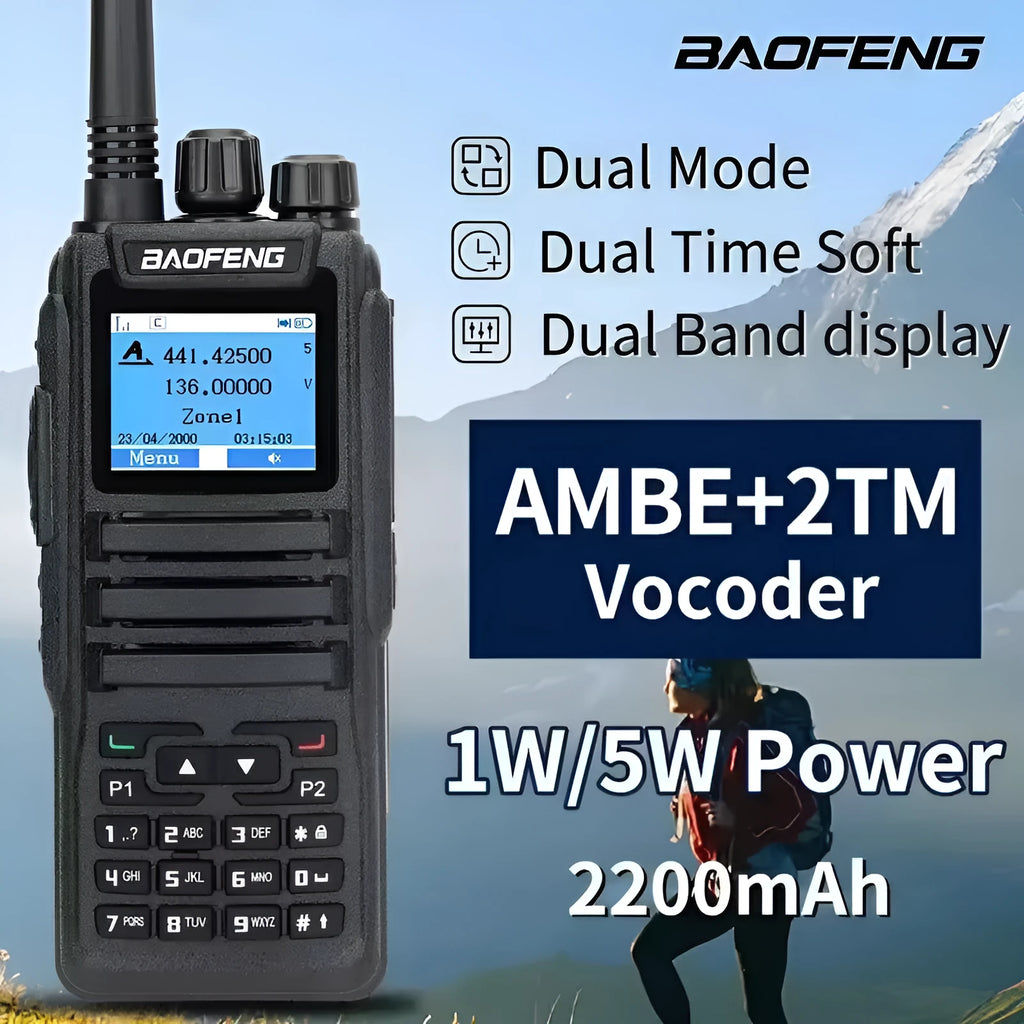 DM-1701 digital interphone dual time slot two-way radio with lithium battery