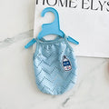 Cool mesh breathable strap pet vest for dogs in blue colour with adjustable side buckles.