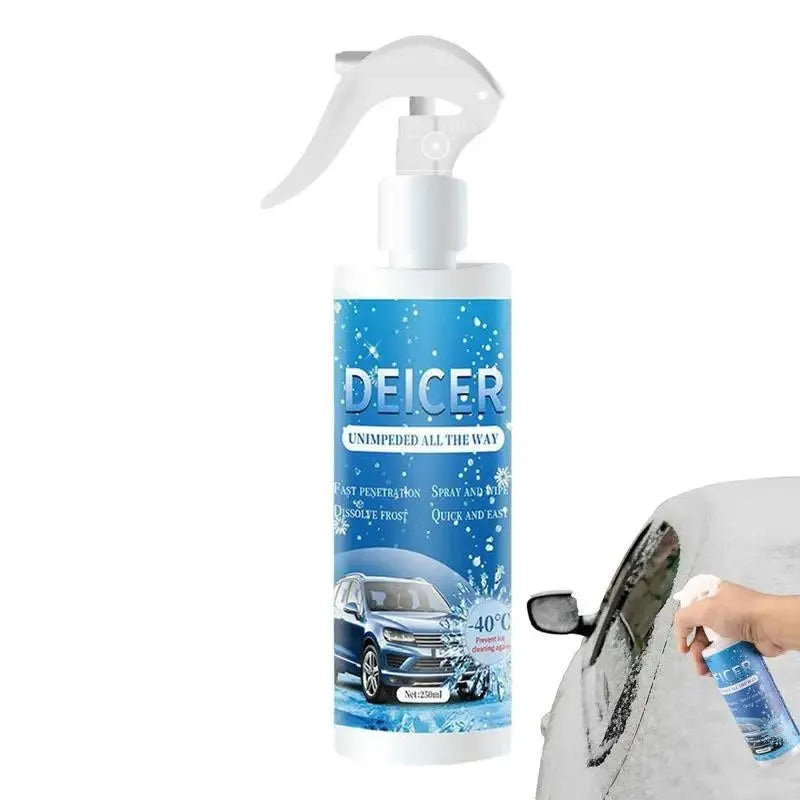 250ml car deicing spray bottle for removing frost from vehicle windows
