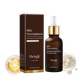 30ml facial skin care essence bottle measuring 2.8 x 2.8 x 10.3 cm with hyaluronic acid and vitamin C