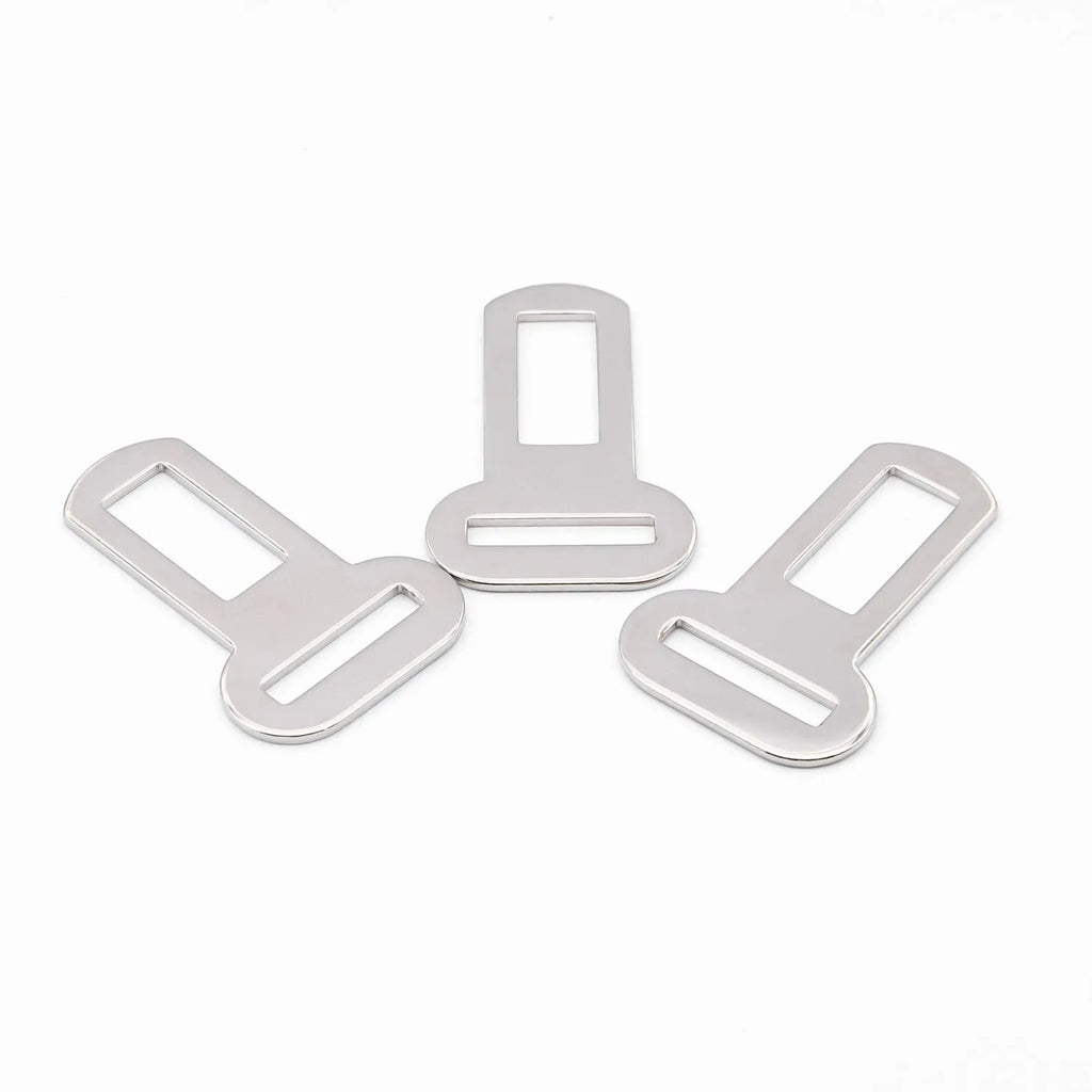 26mm silver metal pet safety buckle for leash and car restraint systems