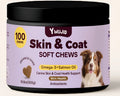 300g can of cat grooming supplement granules for improved fur shine and skin care