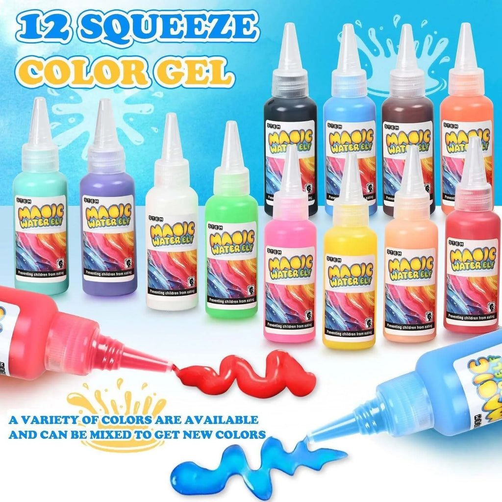Magic Paint Vaporeon 30-piece educational toy set in blue colour box, measuring 21x15x14.5 cm