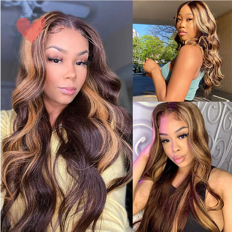 Women's long curly hair wig in picture colour, centre part, high temperature wire construction with rose net