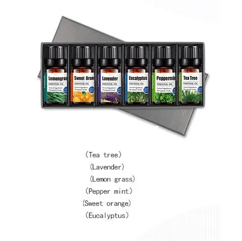 4 sticks essential oil set with lavender and chamomile in a clear bottle, 4-pack and 6-pack options
