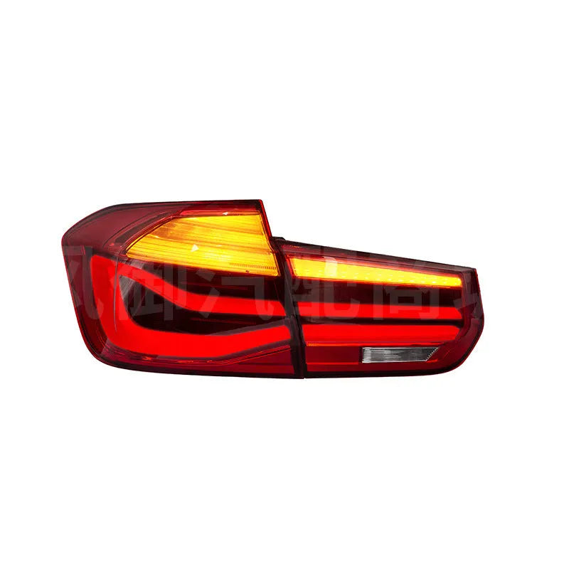 BMW 3 Series modified LED tail light assembly in red or smoked black for 2012-2015 models