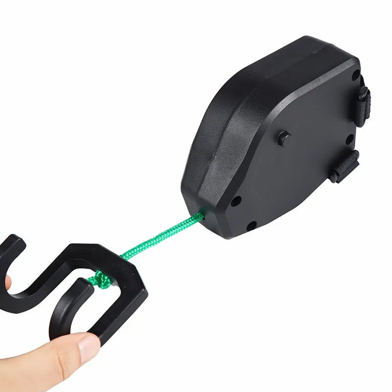 Black plastic bicycle trailer tow rope for mountain bike child trailer attachment