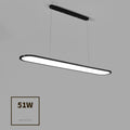 Modern simple fish-shaped iron LED pendant chandelier in white with PMMA lampshade for bar office restaurant lighting