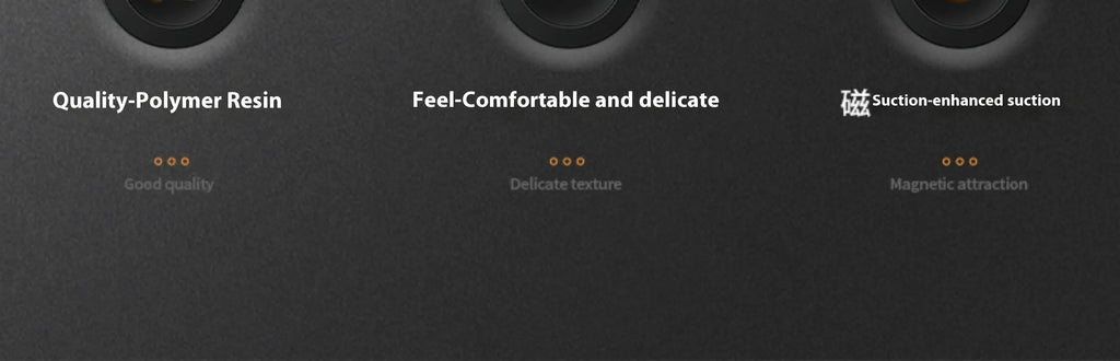 Magsafe magnetic resin phone holder on desktop with mobile phone attached