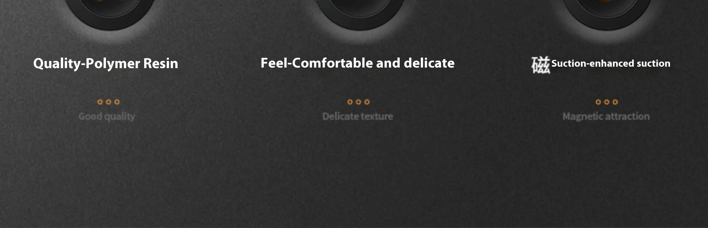Magsafe magnetic resin phone holder on desktop with mobile phone attached