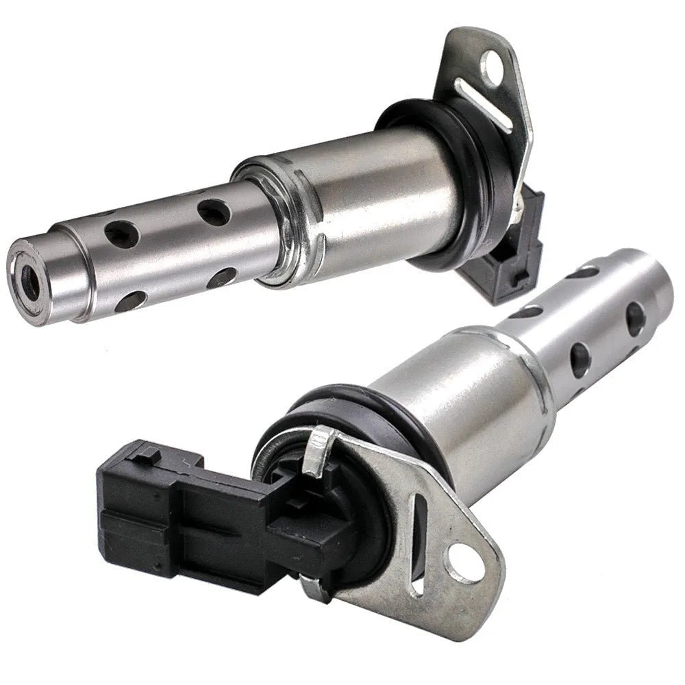 Metal BMW camshaft VVT solenoid valve for 1, 3, and 5 Series engines.